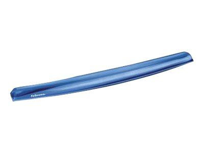 Fellowes Mauspad Crystal Gel Tastatur Handgelenkauflage,blau