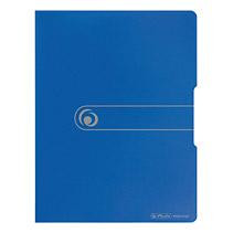 Herlitz Sichtbuch A4 PP opak blau 20 Hüllen