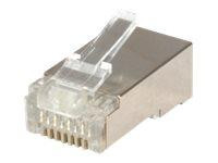 Equip Stecker RJ45 Cat6 100STK mit Knickschutz u. Einf