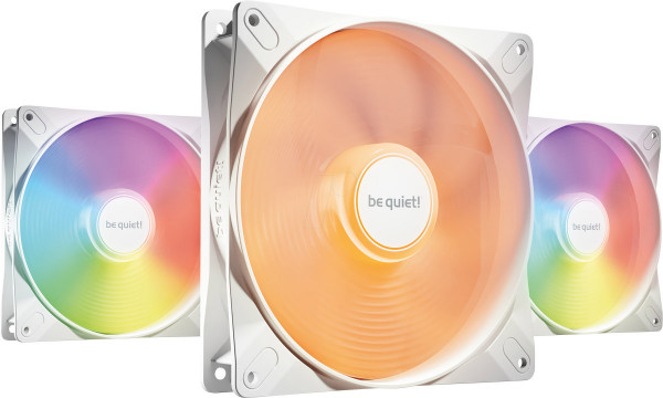 be quiet! Lüfter 140mm Light Wings LX PWM h. speed 3x Weiß