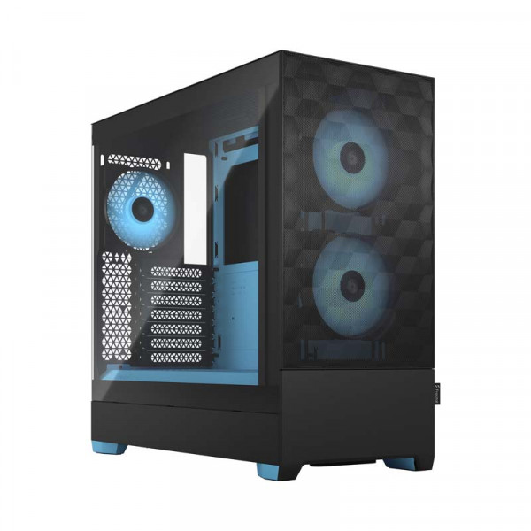 Gehäuse FRACTAL DESIGN Pop Air RGB Cyan Core TG Clear Tint