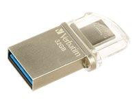 USB-Stick 32GB Verbatim 3.0 OTG Micro Drive Metal Design