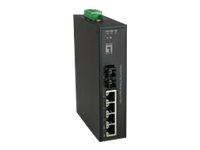 LevelOne Switch 5x FE IFP-0503 1xFE 126W 4xPoE