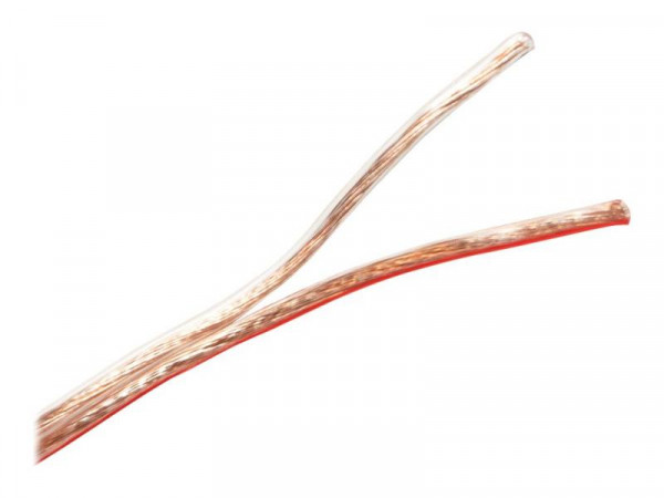 LogiLink Lautsprecherkabel, 2x1.50 mm2, 100 m transparent