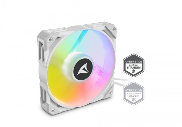 Sharkoon Lüfter 120*120*25 Rebel F50 PWM ARGB weiß