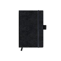 Herlitz Notizbuch my.book A6 lin 96Bl. schwarz m. Leseband