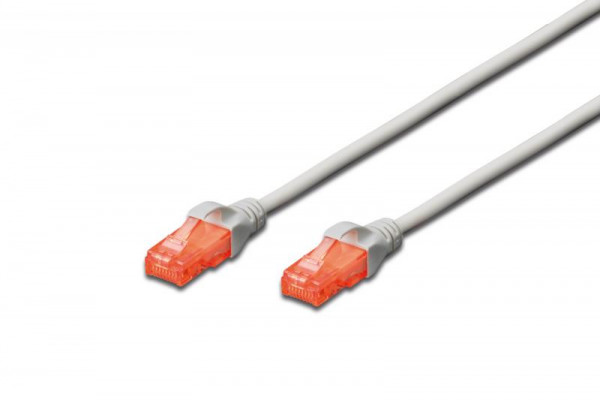 DIGITUS Patchkabel Cat6 U/UTP 2xRJ45 2.0m grau
