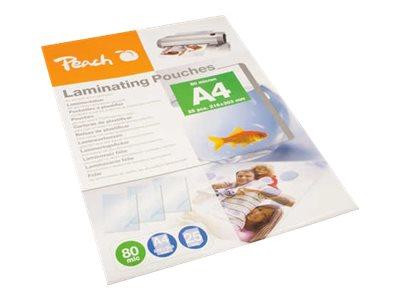 Peach Laminierfolien A4, 80 mic, glänzend, 25 Stk.