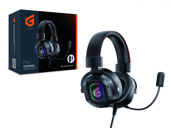 CONCEPTRONIC Headset USB 2.2m Kabel,Mikro,Lautreg.,7.1sound