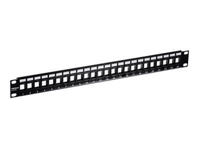 TRENDnet Patchpanel 24 port Blank Cat6 1U 19" rackmount