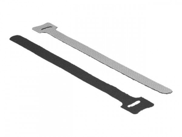 Kabelbinder Delock Klettverschluss 150mm 10Stk schwarz