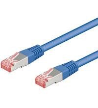 Netzwerkkabel Cat6 S/FTP LSOH, 2,0m, blau, Bulk