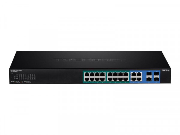 TRENDnet 20-port Gigabit Web Smart POE+ Switch w/ 2 SFP