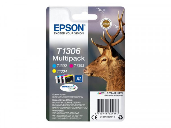 Patrone Epson T1306 Tricolor XL T1