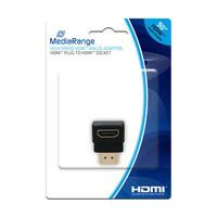 MediaRange HDMI High Speed Winkeladapter 90° schwarz