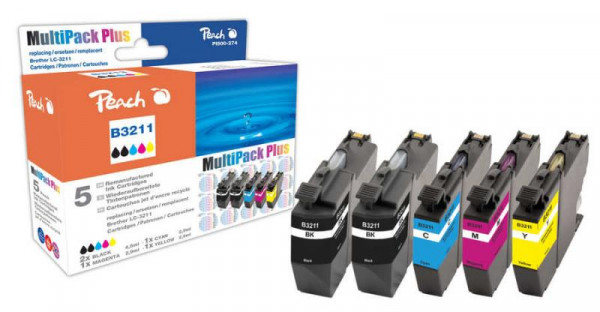 Peach Brother LC-3211, PEA, Multi-Pack-Plus, REM, FW