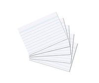 Herlitz Karteikarte A7 liniert weiß 100er Packung