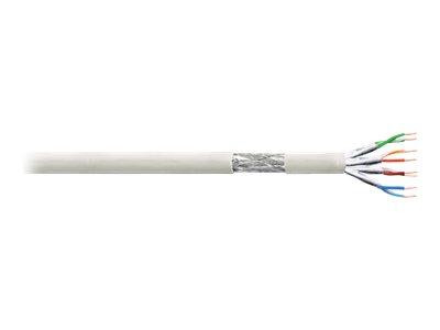 LogiLink LAN Verlegekabel S/FTP Cat.6 Cu PVC grau 100m