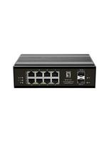 LevelOne Switch 8x GE IGP-1031 2xGSFP 240W 8xPoE+