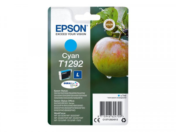 Patrone Epson Stylus BX305F cyan T1292 HC