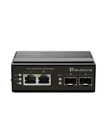 LevelOne Switch 2x GE IGP-0432 2xGSFP 60W 2xPoE+