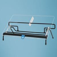 R-Go Dokumentenhalter FlexRead bis A3 transparentAcryl/sch