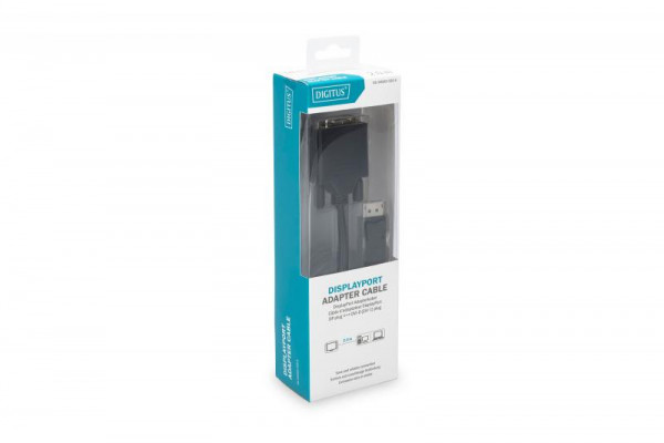 DIGITUS DisplayPortKabel DPort -> DVI(24+1) St/St 2.0m 1.1a