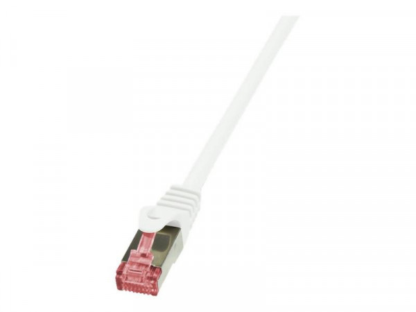 LogiLink CAT6 S/FTP Patchkabel AWG27 PIMF weiß 2,00m