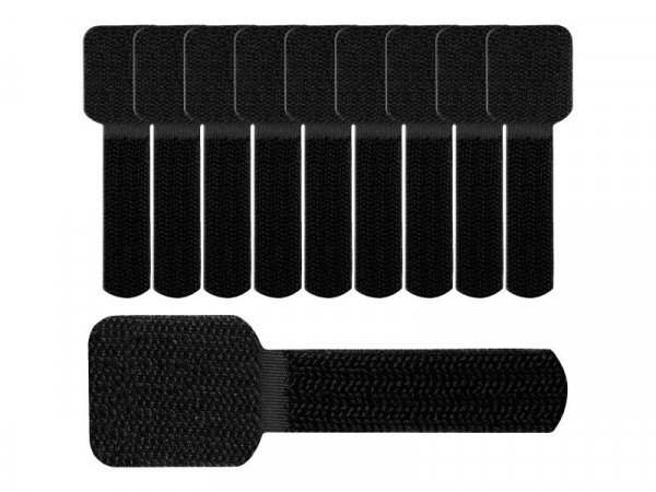 Kletthalter LTC Pro Wall 50er Set selbstklebend schwarz