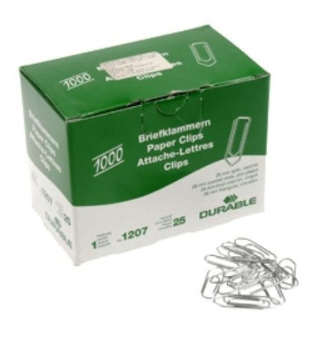 DURABLE Briefklammern 26 mm 1000 Stück verzinkt