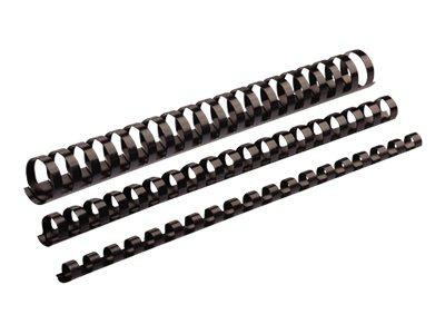 Fellowes Plastikbinderücken Schwarz 6mm 100 PK