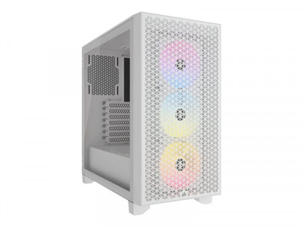 CORSAIR Geh Midi 3000D RGB Airflow (Tempered Glass) White