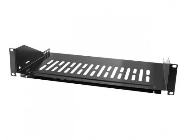 LogiLink 19"Fachboden Befestigung nur vorne T=700mm schwarz 