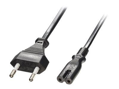 Lindy Euro-Netzkabel 2m Euro-Netzstecker-IEC 320 C7
