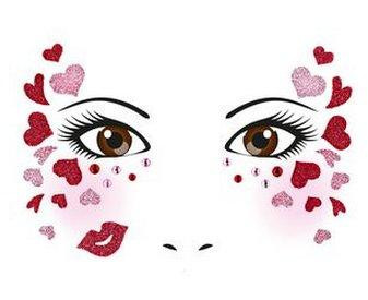 HERMA Face Art Sticker Love