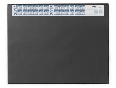 DURABLE Schreibunterlage Vollsichtpl/Kalender 65x52cm schw