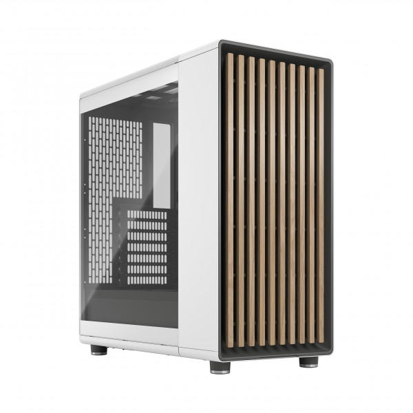 Gehäuse FRACTAL DESIGN North Chalk White TG Clear Tint