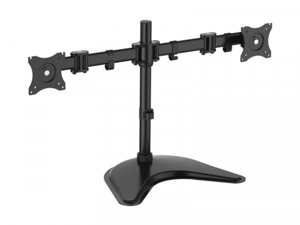 Equip Tischhalterung 13"-27" LCD VESA f. 2 Monitore mit Fuß 