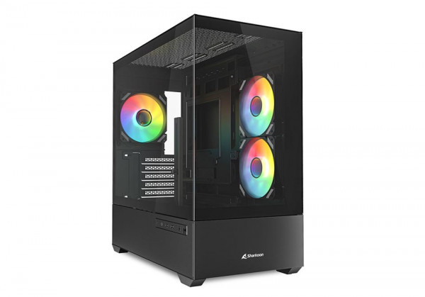 Sharkoon Gehäuse MK6 RGB Micro-ATX 1xGlas schwa