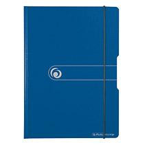 Herlitz Klemmbrettmappe A4 PF grau/dunkelblau m.Stifthalter