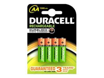 Duracell Akku Recharge AA HR6 1300mAh 4St.