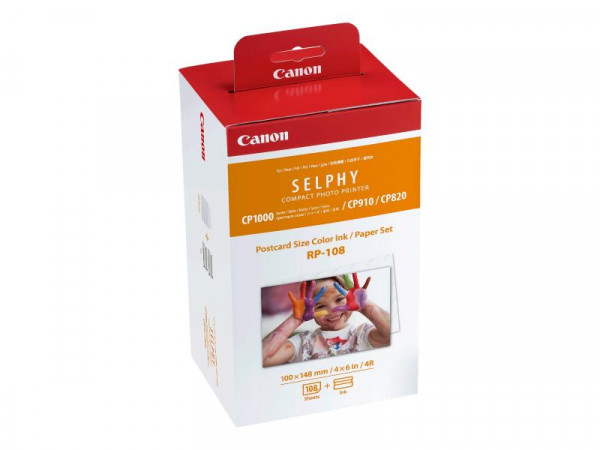 Patrone Canon Farbbandkassetten- und Papier-Kit RP-108