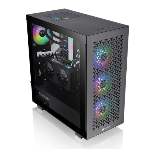 Gehäuse Thermaltake V350 TG ARGB Air black