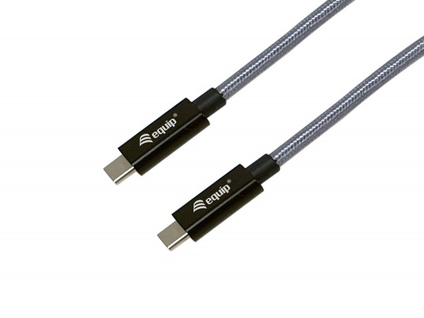 Equip Kabel USB-C 3.0 -> C St/St 1.00m 5A 4K/60Hz 20Gbps sw