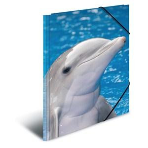 HERMA Sammelmappe A3 Delfin Polypropylen