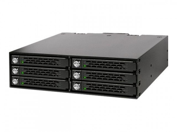 Backplane IcyDock 6x6,3cm SATAI-III in 1x5,25"SSD bis9,5 KEY