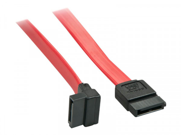 LINDY SATA III Kabel 90° 7pol. SAS kompatibel 0.7m
