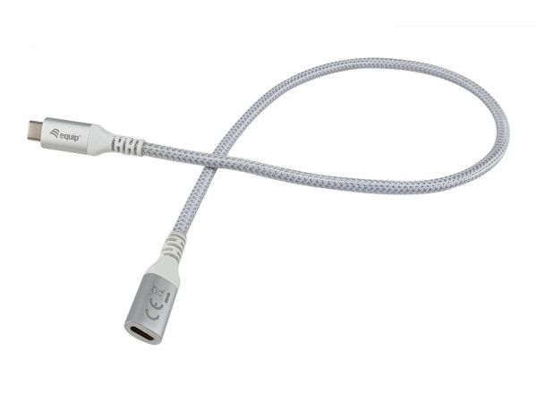 Equip Kabel USB-C 3.2 -> C Verl. St/Bu 0.50m 5A 4K/60Hz ws