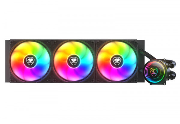 COUGAR CPU Wasserkühlung Poseidon Elite 360, ARGB, Schwarz