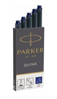 PARKER Tintenpatrone QUINK Blau 5 Stück